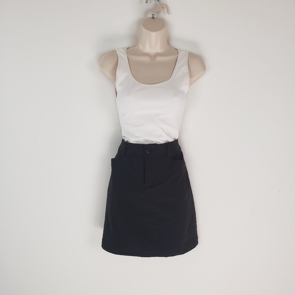 Eddie Bauer Golf Tennis Black Skort/Skirt Size 6